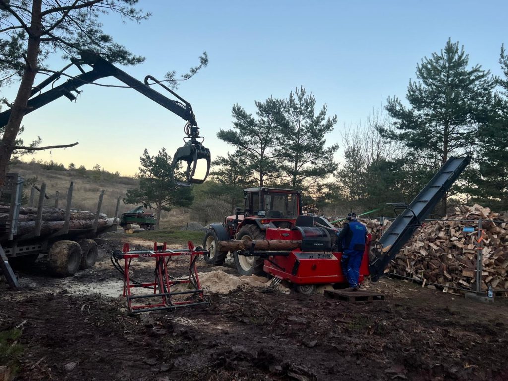 Effizienter Holzumschlag vor Ort